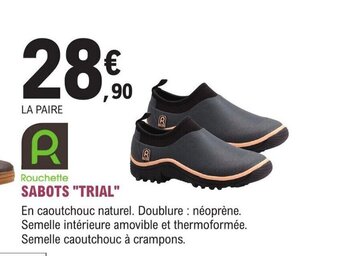 E.Leclerc Jardi SABOTS "TRIAL" offre
