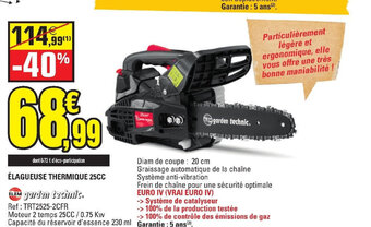 E.Leclerc ÉLAGUEUSE THERMIQUE 25CC offre