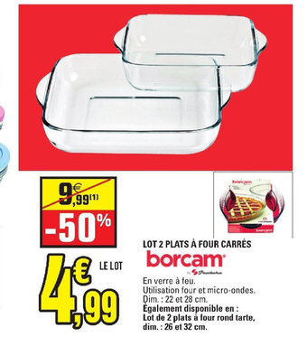 E.Leclerc LOT 2 PLATS À FOUR CARRÉS offre