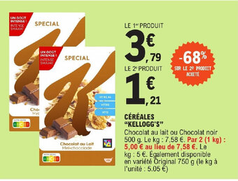 E.Leclerc CÉRÉALES "KELLOGG'S" offre