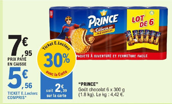 E.Leclerc "PRINCE" offre