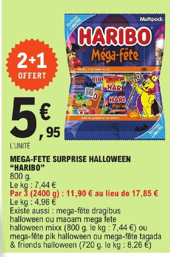 E.Leclerc MEGA-FETE SURPRISE HALLOWEEN "HARIBO" offre