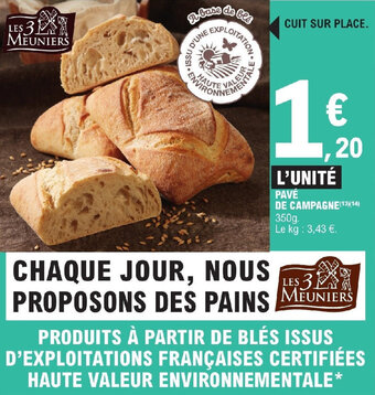 E.Leclerc PAVÉ DE CAMPAGNE offre