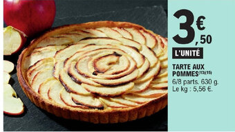 E.Leclerc TARTE AUX POMMES offre