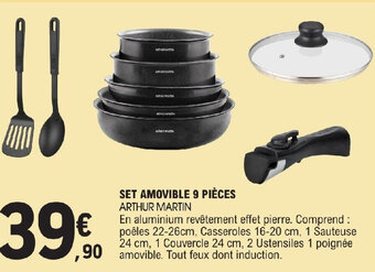 E.Leclerc SET AMOVIBLE 9 PIÈCES offre