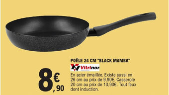 E.Leclerc POÊLE 24 CM "BLACK MAMBA" offre