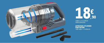 E.Leclerc ASPIRATEUR CYCLONIQUE POUR VOITURE offre
