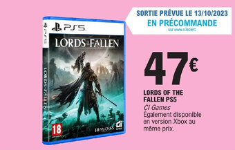 E.Leclerc LORDS OF THE FALLEN PS5 offre