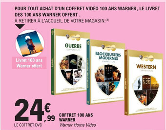 E.Leclerc COFFRET 100 ANS WARNER offre