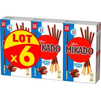 Carrefour Lu mikado chocolat au lait offre