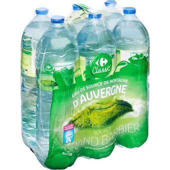 Carrefour Sur toutes les eaux de source d'auvergne carrefour classic' offre