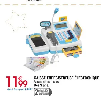 Cora x Carrefour Caisse enregistreuse électronique offre