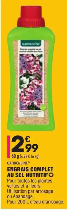 ALDI Engrais complet au sel nutritif offre