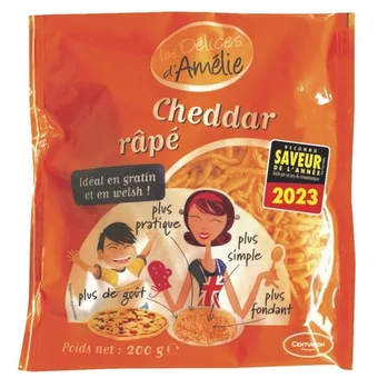 Les délices d'amélie cheddar râpé