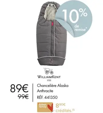 Aubert William kent chancelière alaska offre