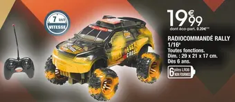 Cora x Carrefour Radiocommandé rally 1/16 offre