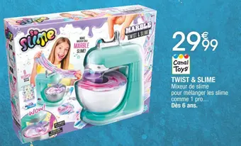 Cora x Carrefour Canal toys twist & slime offre