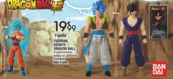 Cora x Carrefour Bandai figurine géante dragon ball offre