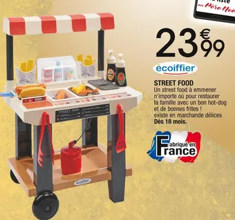 Cora x Carrefour Ecoiffier street food offre
