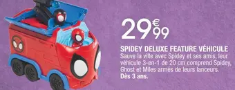 Cora x Carrefour Spidey deluxe feature véhicule offre