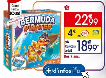 Cora x Carrefour Bermuda pirates offre