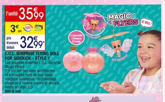 Cora x Carrefour L.o.l. surprise flying doll for sidekick - style 1 offre