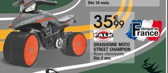 Falk draisienne moto street champion
