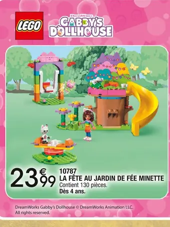 Cora x Carrefour Lego la fête au jardin de fée minette offre