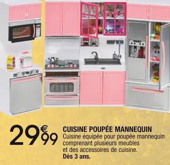 Cora x Carrefour Cuisine poupée mannequin offre