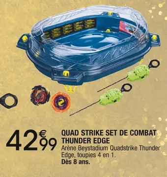 Cora x Carrefour Quad strike set de combat thunder edge offre