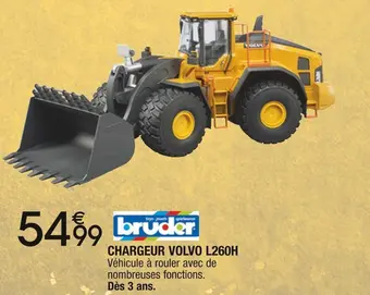 Cora x Carrefour Bruder chargeur volvo l260h offre