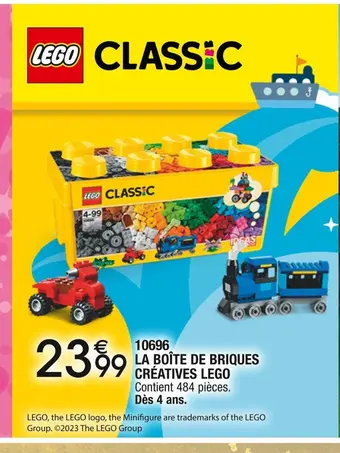 Lego la boîte de briques créatives