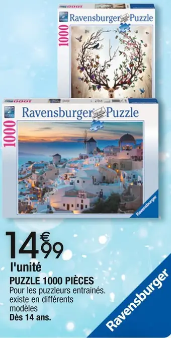 Cora x Carrefour Ravensburger puzzle 1000 pièces offre