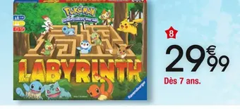 Cora x Carrefour Ravensburger labyrinthe pokémon offre