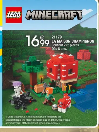 Lego 21179 la maison champignon