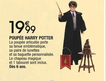 Cora x Carrefour Poupée harry potter offre