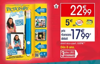 Cora x Carrefour Pictionary air 2 offre