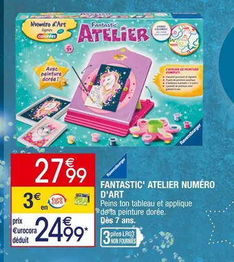 Ravensburger fantastic' atelier numéro d'art