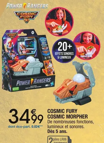 Power rangers cosmic fury cosmic morpher