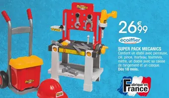 Cora x Carrefour Ecoiffier super pack mecanics offre