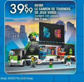 Cora x Carrefour 60388 le camion de tournois de jeux vidéo offre