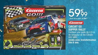 Cora x Carrefour Carrera circuit go supper rally offre