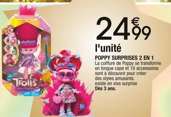 Poppy surprises 2 en 1