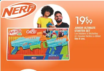 Cora x Carrefour Nerf junior ultimate starter set offre