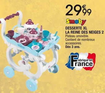 Cora x Carrefour Smoby desserte xl la reine des neiges 2 offre