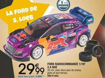 Cora x Carrefour Ford radiocommandé 1/16e 2.4 ghz offre