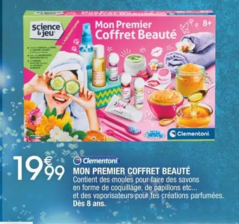 Clementoni mon premier coffret beauté
