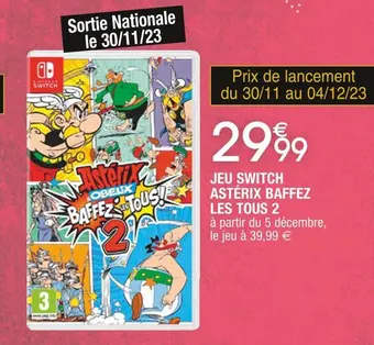 Cora x Carrefour Jeu switch astérix baffez les tous 2 offre