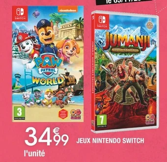 Switch jeux nintendo switch