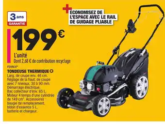 ALDI Tondeuse thermique offre
